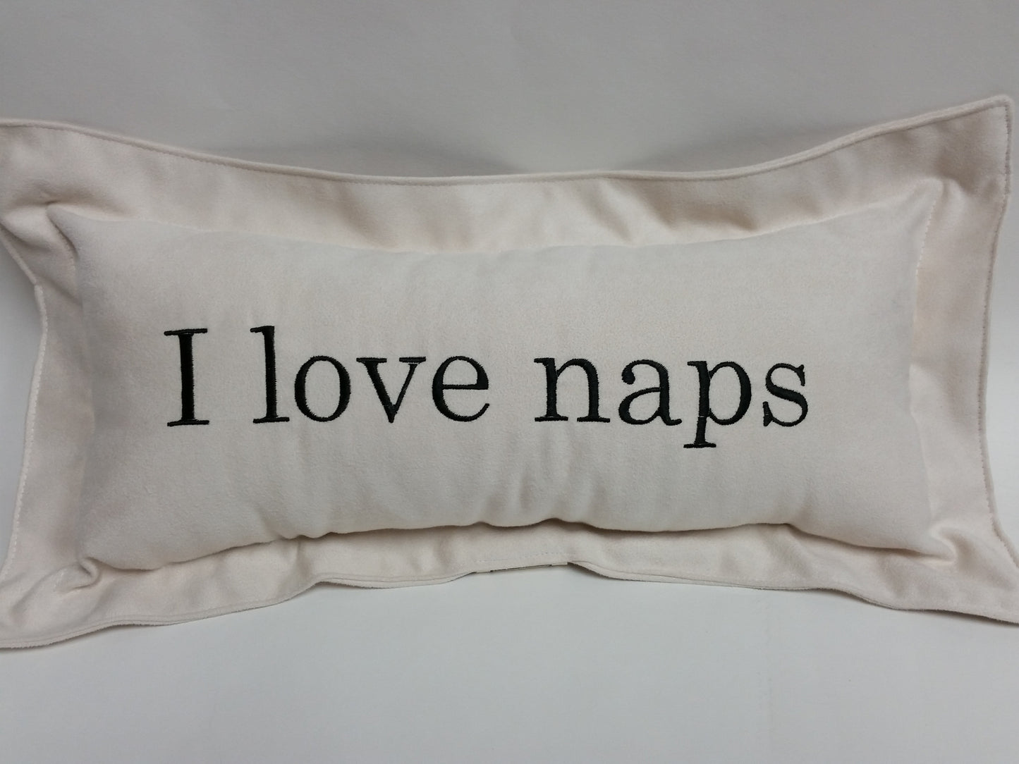 I Love Naps Mini UltraSuede Pillow