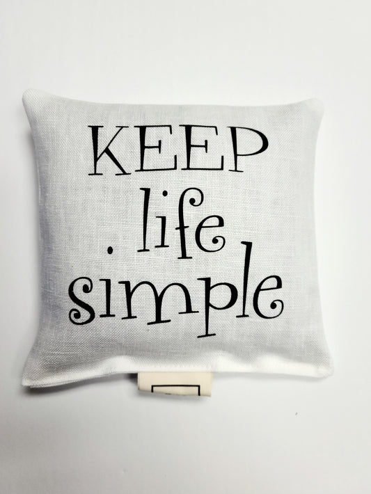 Keep life simple  Linen Lavender Sachet