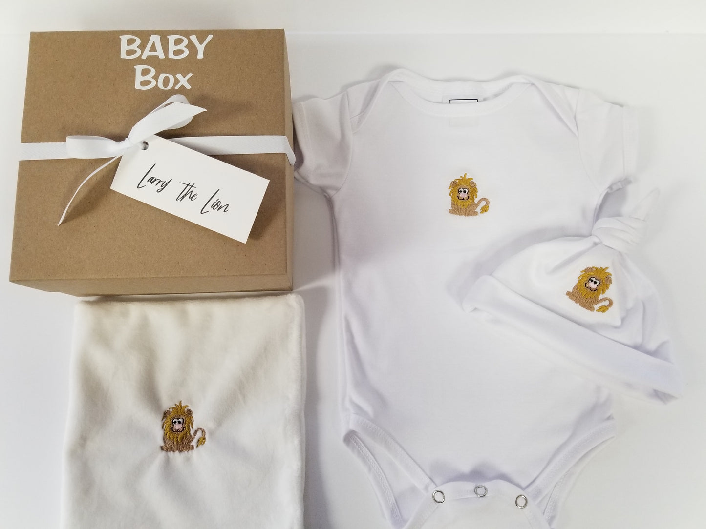 Larry the Lion Baby Box