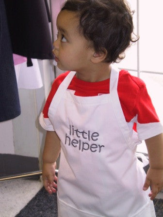 little helper kid apron