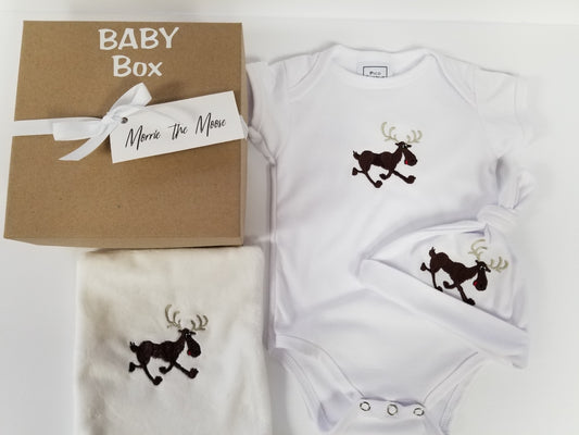 Morrie the Moose  Baby Box