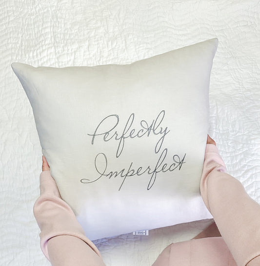 Perfectly Imperfect Linen Pillow 20"