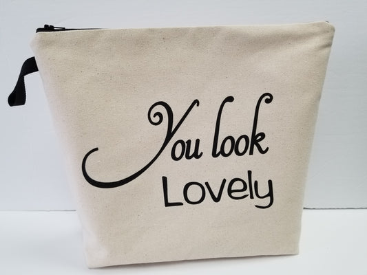 You Look LOVELY Large Pouch Toiletry Bag