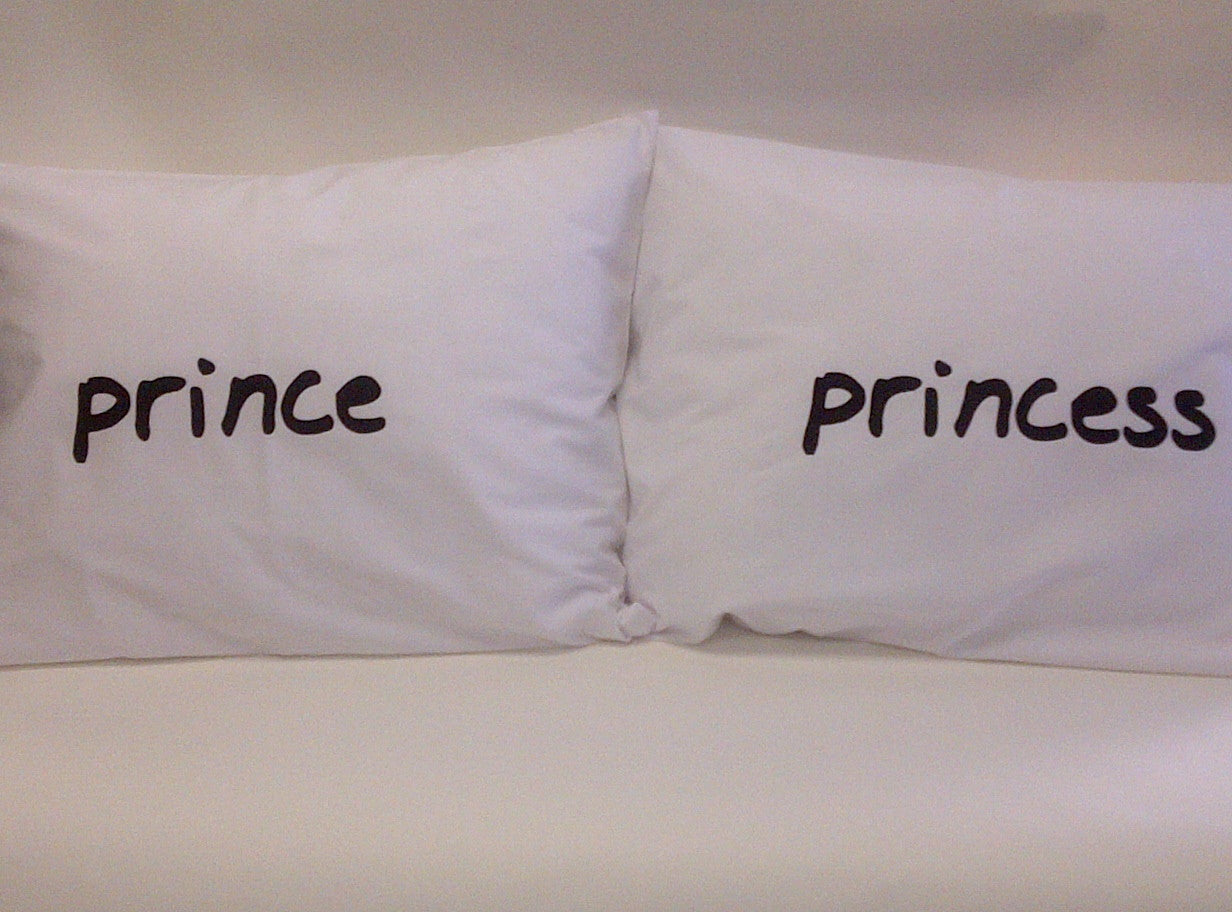 Prince & Princess Pillowcase Set