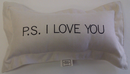 P.S. I LOVE YOU Mini UltraSuede Pillow