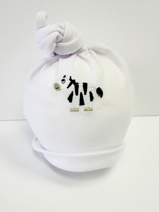 Zebra Baby Hat